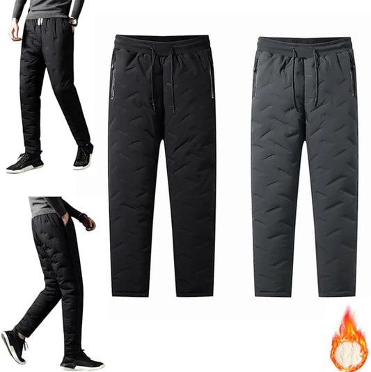 Thick Fleece Sweatpants Lambswool Thermal Trousers